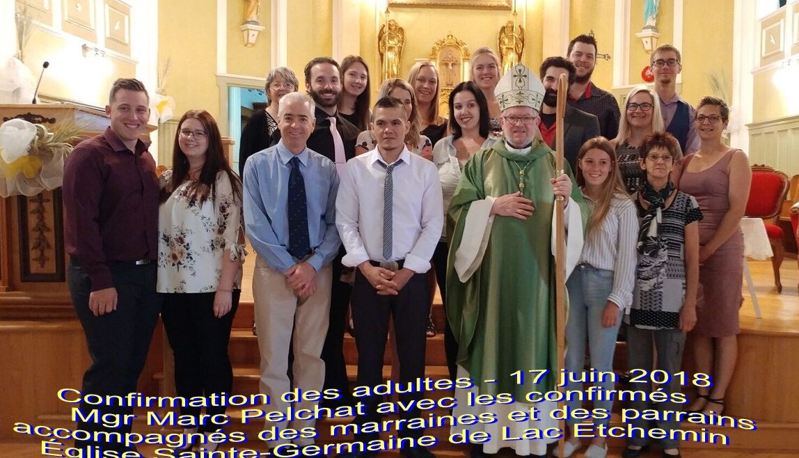 Sacrement de la confirmation des adultes – 17 juin 2018