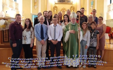 Sacrement de la confirmation des adultes – 17 juin 2018